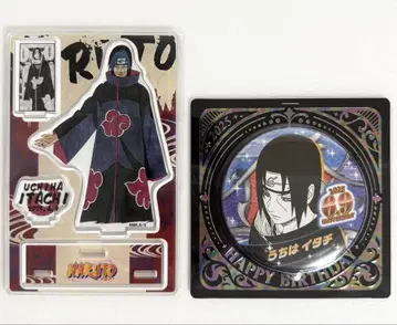 NARUTO 아카츠키 우치하 이타치 생일 캔뱃지 명장면 디오라마 피규어