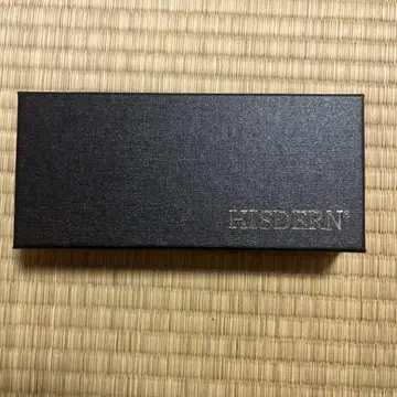 HISDERN 실버 체크 무늬 넥타이 세트