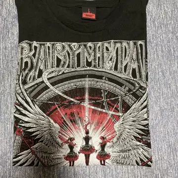 BABYMETAL 월드 투어 2016 티셔츠 L 사이즈