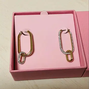 인기 스와로브스키 Swarovski Time 후프 귀걸이 남녀 공용
