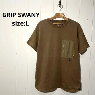 그립스와니 GRIP SWANY 티셔츠 기어 포켓 티셔츠 남성용