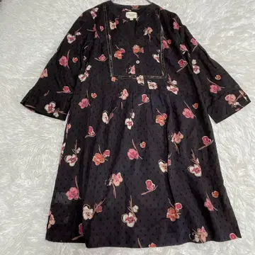 LAURA ASHLEY 로라 애슐리 꽃무늬 긴팔 셔츠 원피스 새상품급