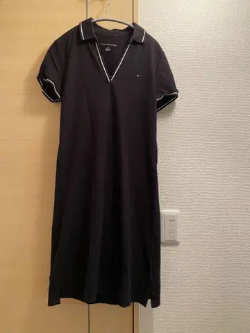 Tommy Hilfiger 블랙 폴로 셔츠 원피스