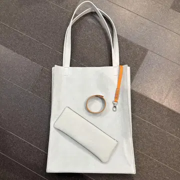 이토야 컬러 차트 문서 토트백 호라이즌 블루 가방 + 필통