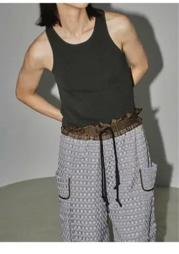 새상품 TODAYFUL Highgauge Knit Tanktop 블랙
