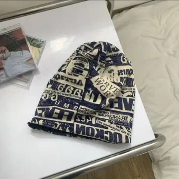 비니 모자 네이비 스트릿 한국 스타일 멋지다 영문 여름