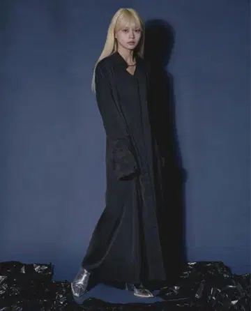 Ezick Jacquard cuffs drop 셔츠 드레스