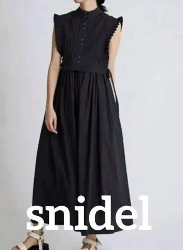 snidel 슬리브리스 롱 원피스 1 사이즈