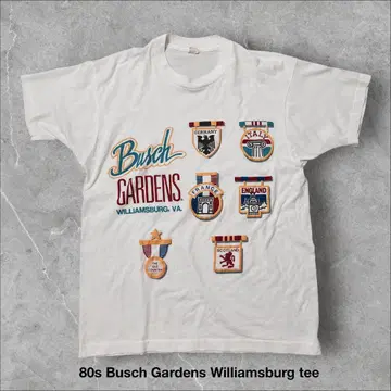 80s Busch Gardens Williamsburg 싱글 스티치