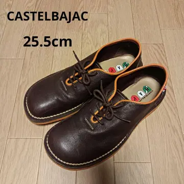 새상품급 CASTEL BAJAC 컴포트 레이스업 브라운 25.5