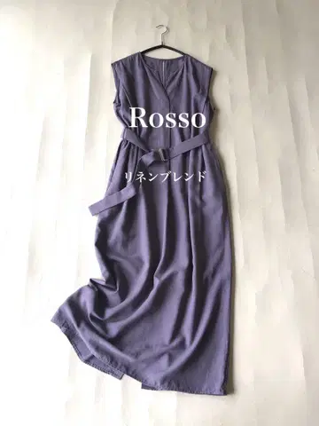 어반 리서치 ROSSO 린넨 블렌드 롱 기장 원피스