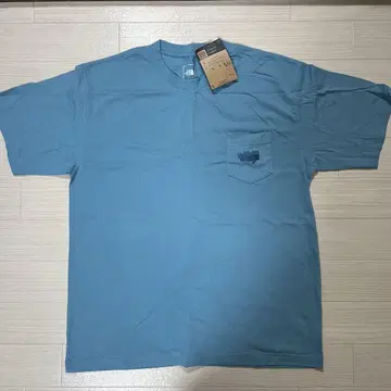 THE NORTH FACE 미사용 새상품 반팔 블루 티셔츠 XL