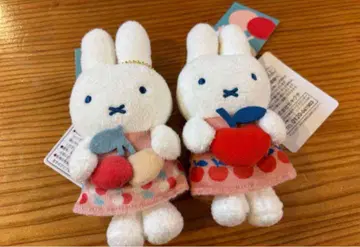 미피 MIFFY FRUITS 마스코트 체리 사과 2개 세트