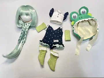 Tinyfox 1/6 공식 소청구 (개구리) 아웃핏 가발 세트
