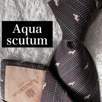 Aquascutum 넥타이 비즈니스 포멀 파티 N-0485