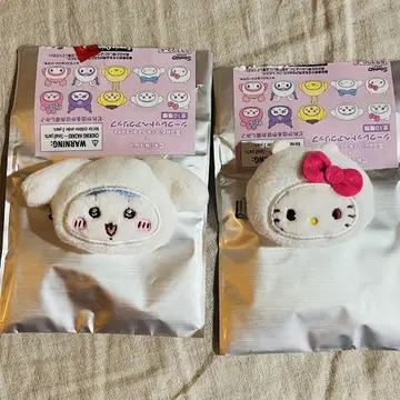 덤 포함] 산리오 치이카와 (먼작귀) 키티 하치와레 시크릿 헤어 클립