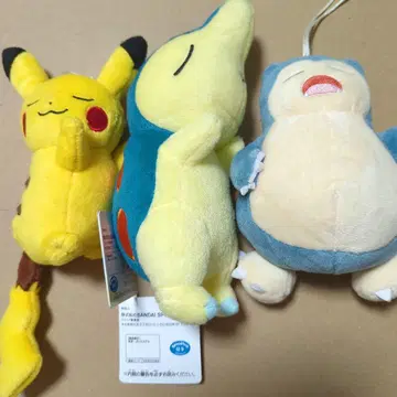 포켓몬 봉제 인형 세트 피카츄 히노아라시 카비곤