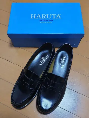 HARUTA 여성용 로퍼 4505/ 24.5cm/3E 일본제/블랙