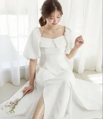 헤르리프토 파피용 스트라이프 셔츠 드레스 FORHER