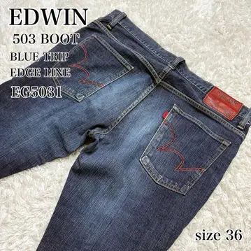 EDWIN 503 BOOT 부츠 컷 데님 플레어 사이즈 36