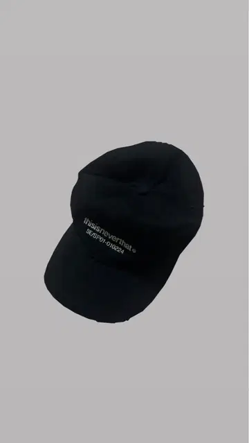 디스이즈네버댓 캡 블랙 모자