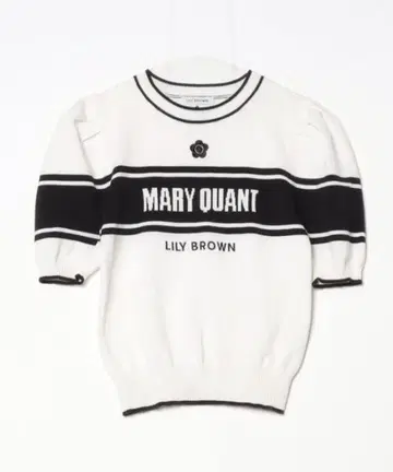 MARY QUANT 반팔 니트