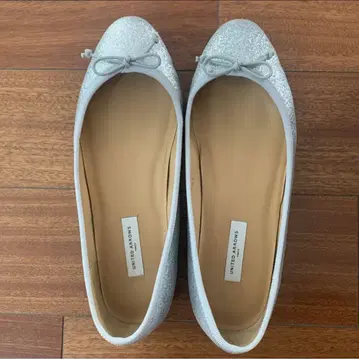 UNITED ARROWS 발레 슈즈 실버 36 1/2