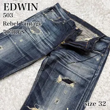 EDWIN 503 Rebel Vintage 503RVS 사이즈 32