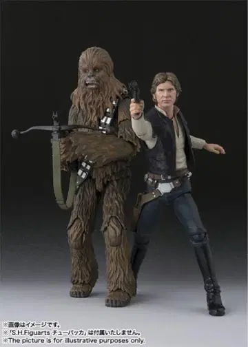 S.H. 피규아트 STARWARS 한 솔로 츄바카 2개 세트