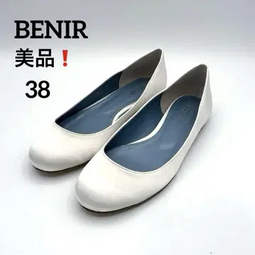 BENIR 실크 새틴 플랫 슈즈 웨딩 슈즈 38