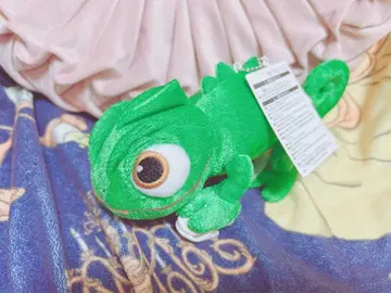 디즈니 라푼젤 어깨에 올리는 봉제 인형 파스칼 어깨에 올리는 봉제 인형