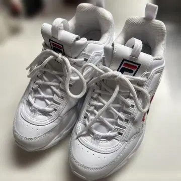 휠라 화이트 스니커즈 22.5cm