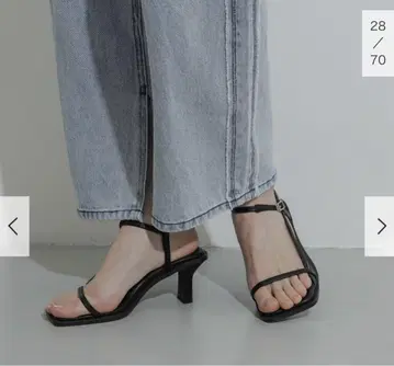와이드 스퀘어 스트랩 샌들 SENSE OF PLACE