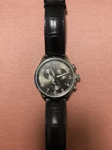 Tissot 크로노그래프 실버/블랙 손목시계