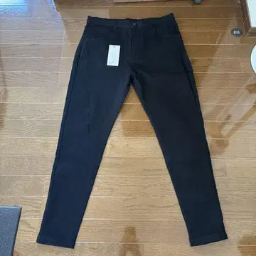 CAMBIO 블랙 테이퍼드 데님 팬츠