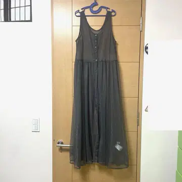 2WAY 라메 레이어드 원피스 렙심 차콜