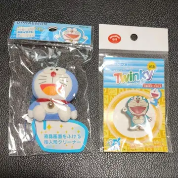 도라에몽 스트랩 손가락 인형 봉제 인형 안전 핑 액세서리 배지