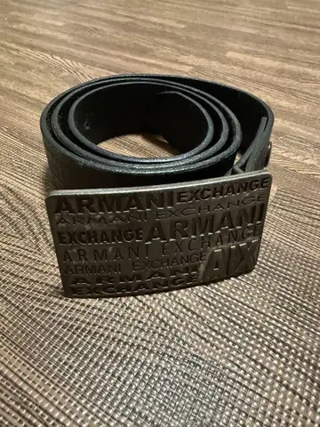 Armani Exchange 블랙 벨트