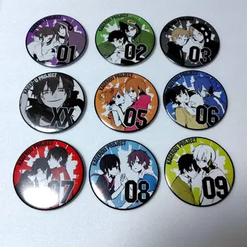 카게로우 프로젝트 KAGEROU PROJECT 캔뱃지 9개 세트