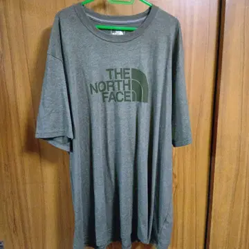 노스페이스 카키 티셔츠 2XL