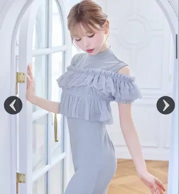 미셸 마카롱 앙상블 튤 원피스