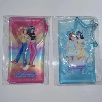 초레어 새상품 러브와 베리 팝업 한정판 접이식 클리어 파우치