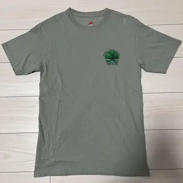 Hanes 그레이 티셔츠 프론트 로고