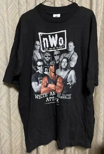 초레어 nWo 티셔츠 미사용 새상품 택 포함 할리우드 nWo