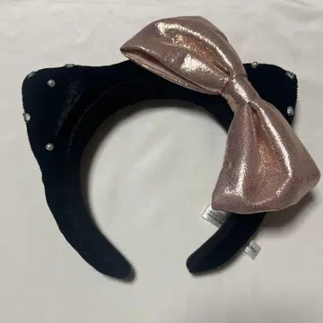 벨로아 키티 머리띠 유니버셜 리본