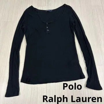 Polo Ralph Lauren 블랙 긴팔 티셔츠 L 헨리넥