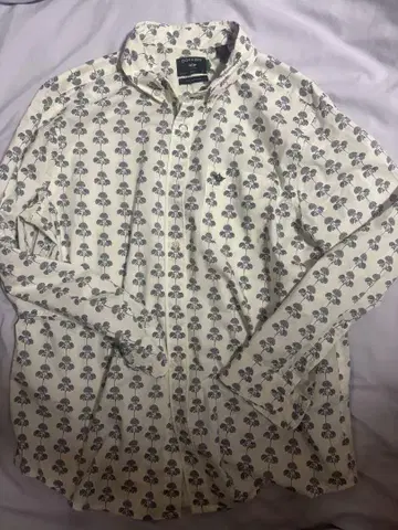 DOCKERS 꽃무늬 긴팔 셔츠, 국화