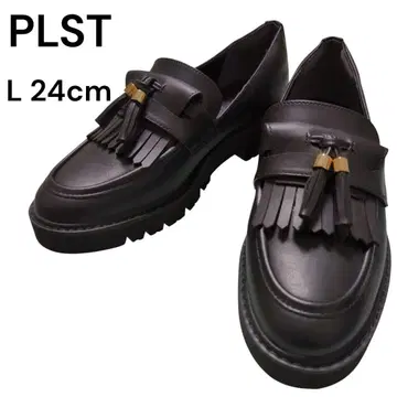 새상품급 플라스테 2way 태슬 로퍼 통굽 24cm PLST