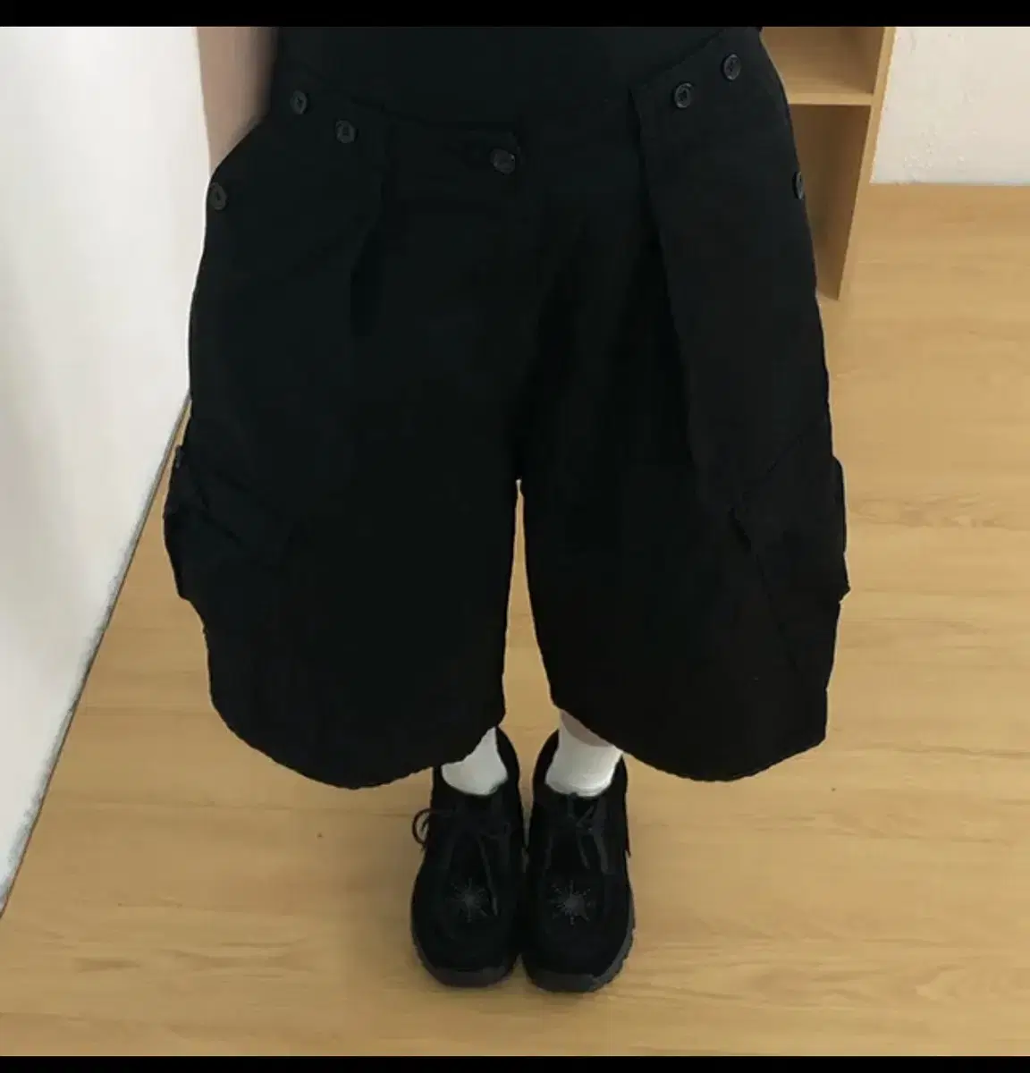 oot 버뮤다 카고 팬츠 블랙 M