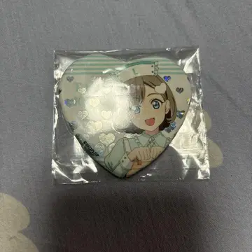 러브 라이브 liella 도큐 핸즈 간호사 홀로그램 하트 캔뱃지 당가